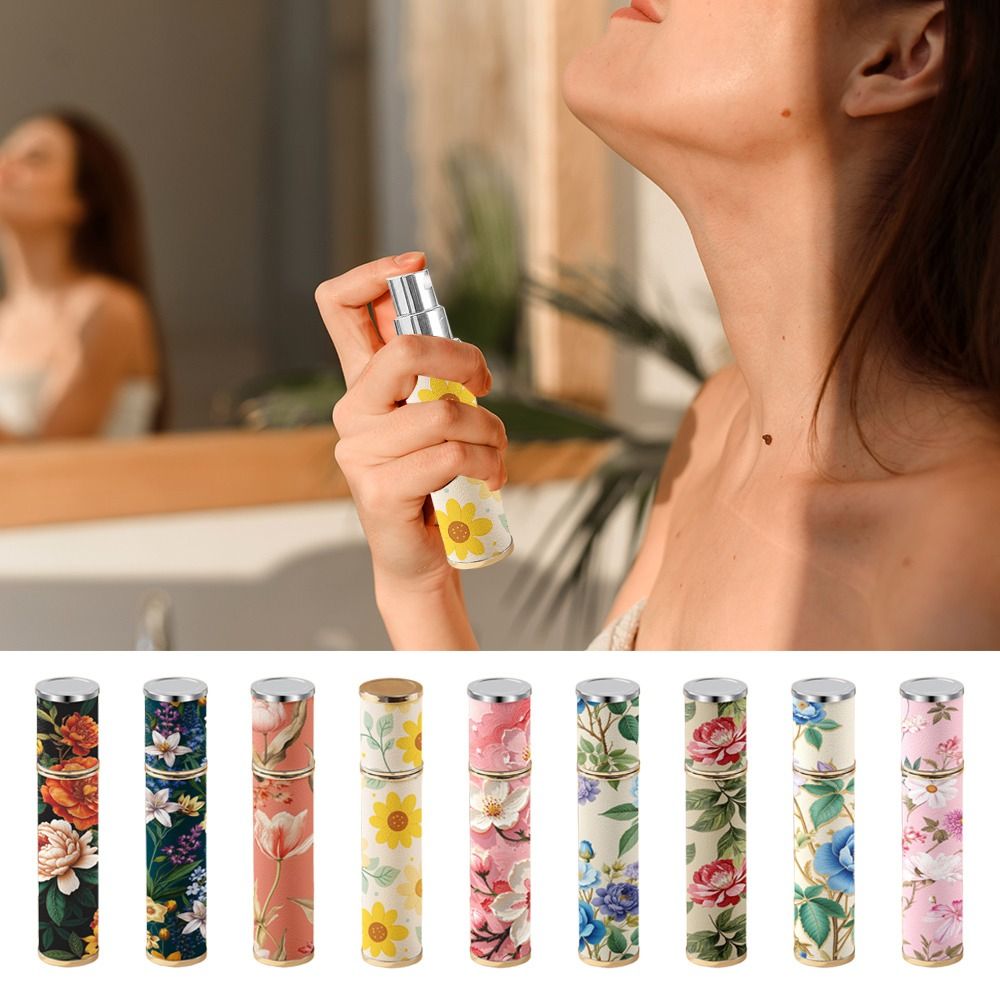 Misting Bottle Fine - Fashion PU Leather Perfume Bottle 10ml