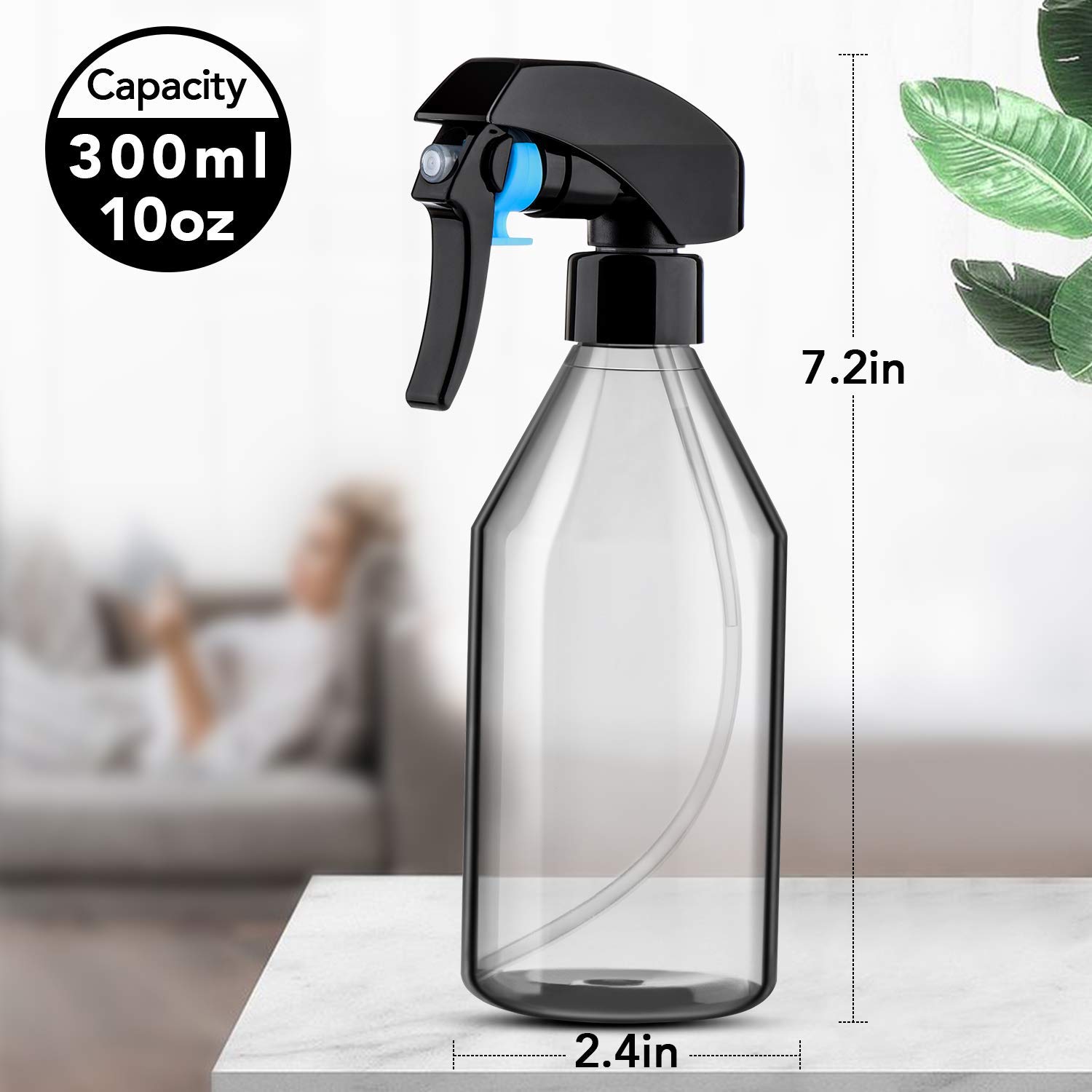 3Pack Spray Bottle, 10oz Plast - Misting Bottle Fine review and price