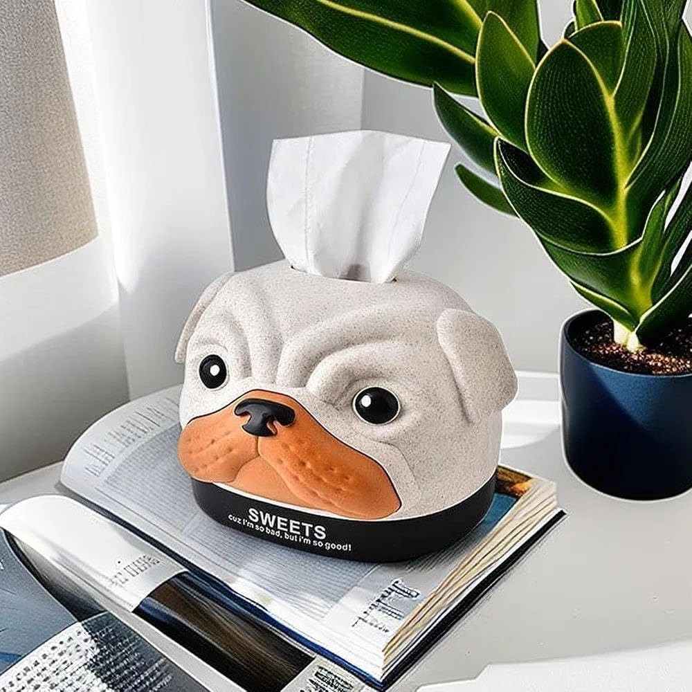 1pc Cute Dog Shape Tissue Box  - Agar Tissue Culture review and price