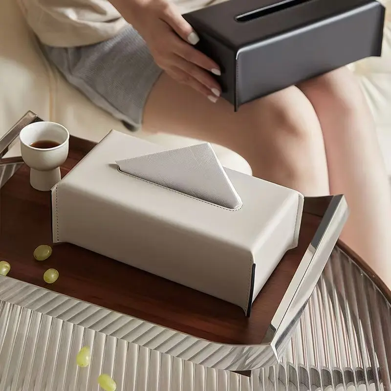 Woven Tissue Box Leather Napki - Agar Tissue Culture review and price