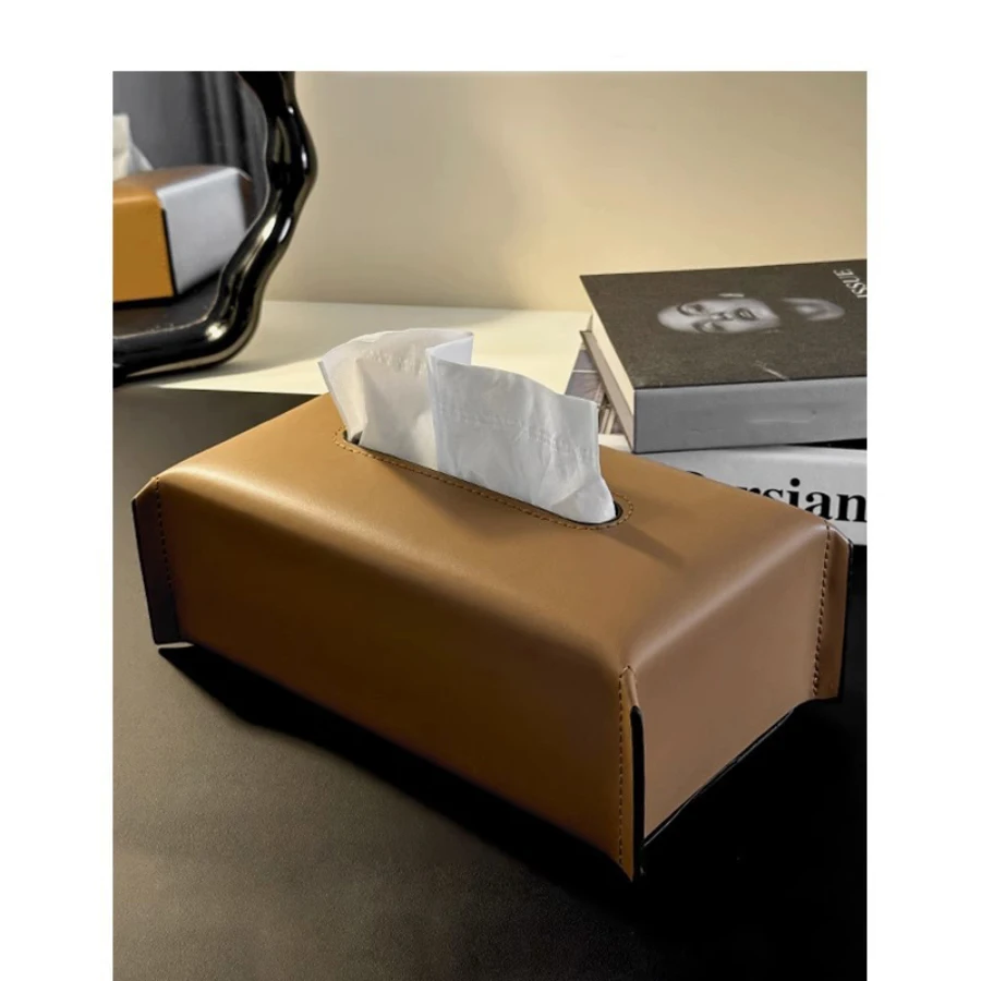 Woven Tissue Box Leather Napki - Agar Tissue Culture review and price